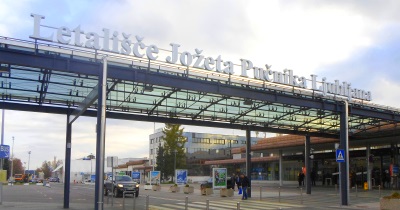 airport Ljubljana entrance