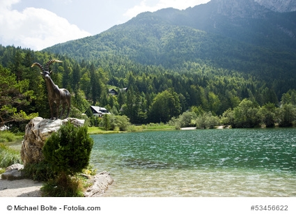 Jasna Lake in Slovenia