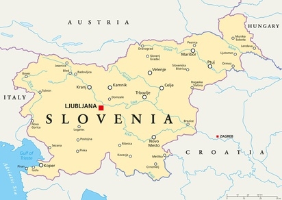 map Slovenia