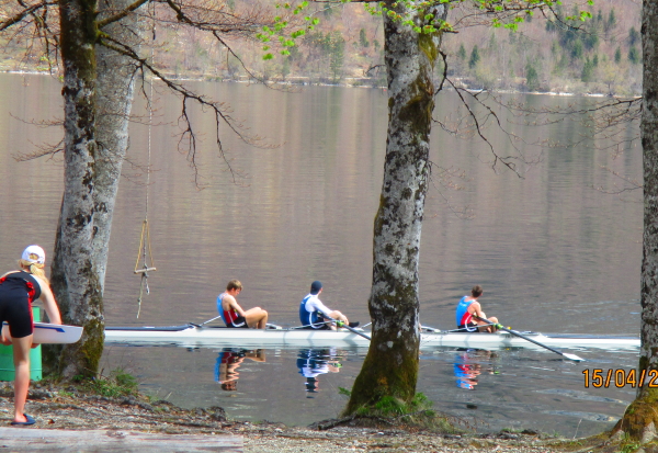bohinjsko jezero, sport rowing on lake